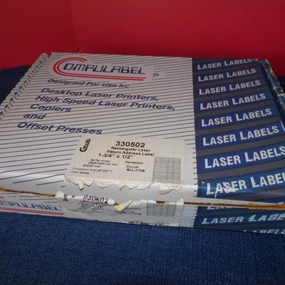 LOT 221. PARTIAL BOX OF ENVELOPES AND LABELS