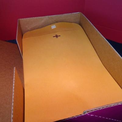 LOT 221. PARTIAL BOX OF ENVELOPES AND LABELS