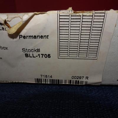LOT 221. PARTIAL BOX OF ENVELOPES AND LABELS