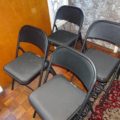 LOT 225. FOUR COSCO FOLDING CHAIRS