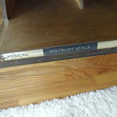 LOT 236. V INTAGE RECORD CABINET