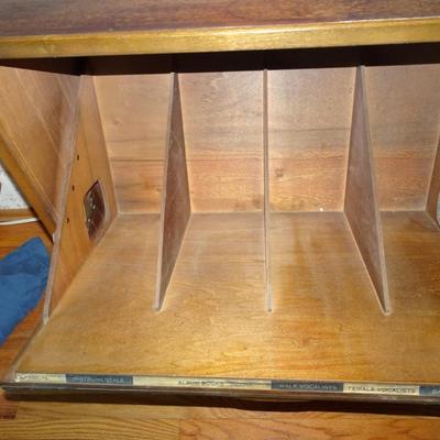 LOT 236. V INTAGE RECORD CABINET
