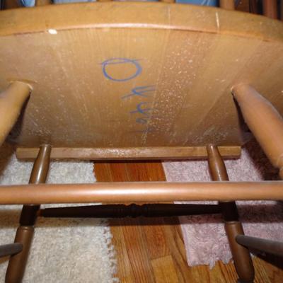 LOT 250. WOOD ROCKING CHAIR