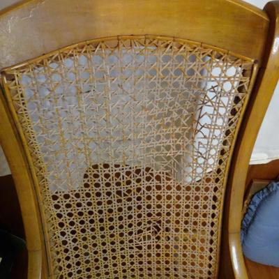 LOT 266. CANE ROCKER. CANE NEEDS TO BE REPLACED