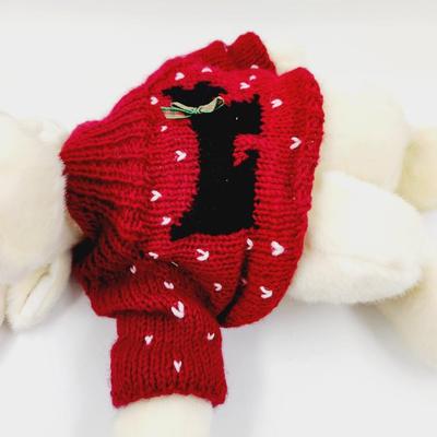 ABSOLUTELY ADORABLE CHARTER CLUB MOOSE W/ A CHRISTMAS SWEATER PLUSHIE