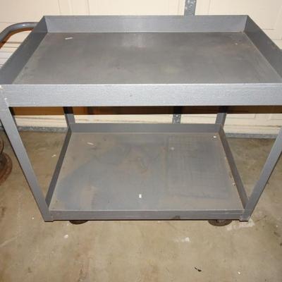 LOT 337. METAL UTILITY CART