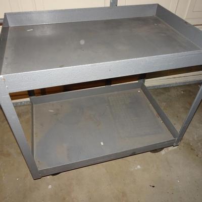 LOT 337. METAL UTILITY CART