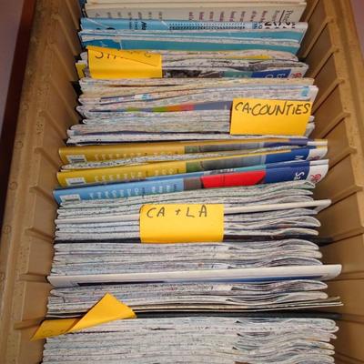 LOT 339. COLLECTION OF VINTAGE MAPS