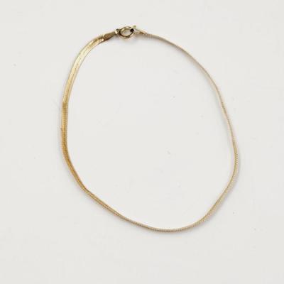 BEAUTIFUL 14K GOLD ITALY BRACELET 2 GRAMS