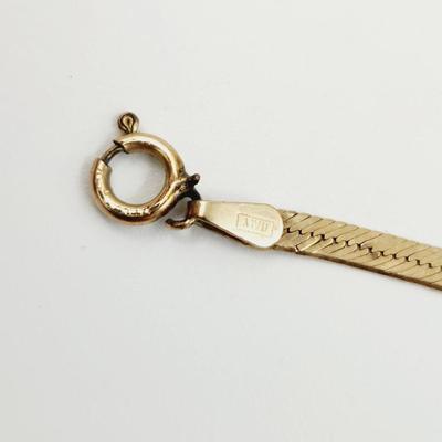 BEAUTIFUL 14K GOLD ITALY BRACELET 2 GRAMS