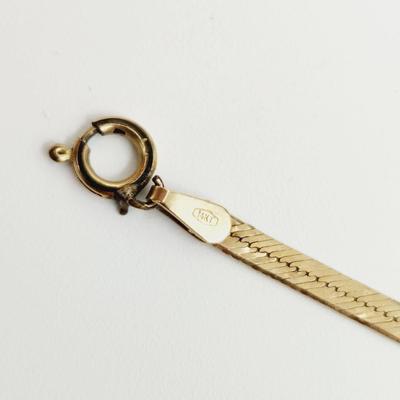 BEAUTIFUL 14K GOLD ITALY BRACELET 2 GRAMS