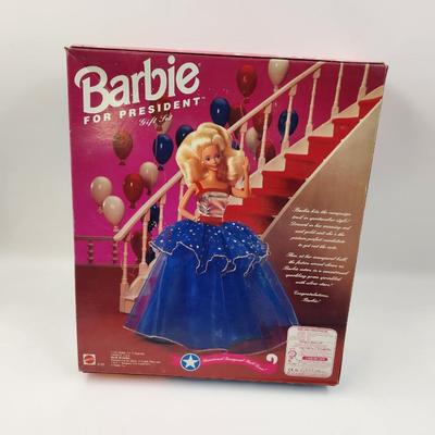 1991 MATTEL BARBIE FOR PRESIDENT GIFT SET