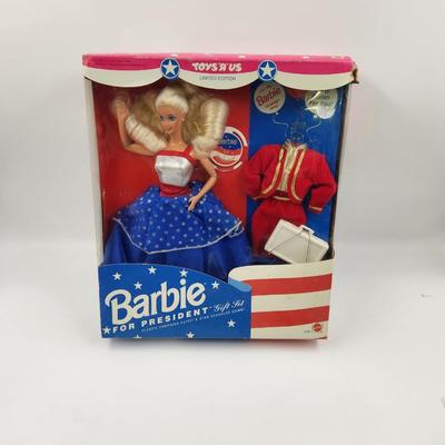 1991 MATTEL BARBIE FOR PRESIDENT GIFT SET