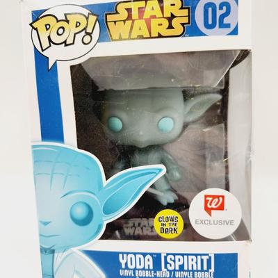 FUNKO POP GLOW IN THE DARK WALGREENS EXCLUSIVE YODA SPIRIT