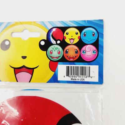 POKÃ‰MON 6 PCK LARGE STICKERS