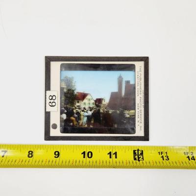 1800s GLASS LATERN SLIDES COLORED