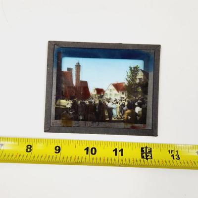 1800s GLASS LATERN SLIDES COLORED