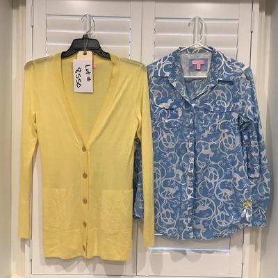 Lot  8550   Lilly Pulitzer Cardigan & Top