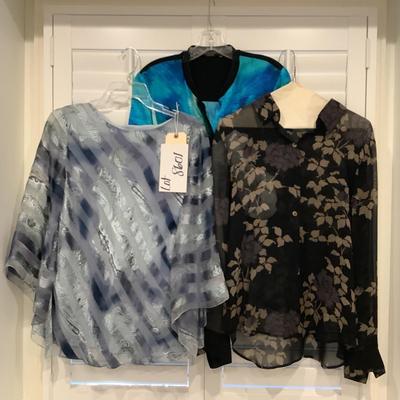 Lot 8601. There Ladies Formal Blouses