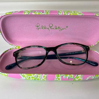 8584 Lily Pulitzer Blue Green Tortoise Glass frames