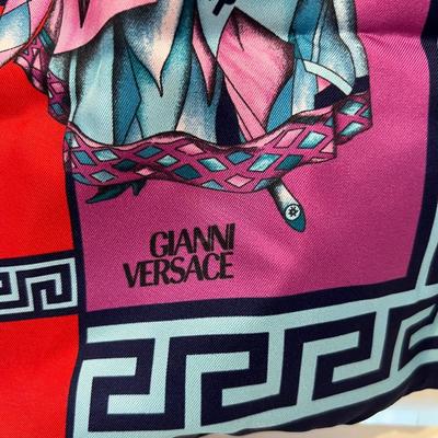8586 Gianni Versace Silk Jester Scarf