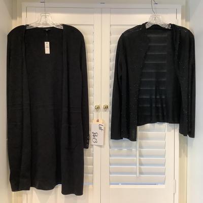 Lot. 8613  Two Sweater / Jackets ( 1 NEW WITH TAGS )
