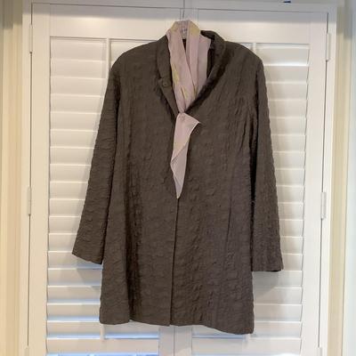 Lot 8618. Eileen Fisher Jacket with Scarf