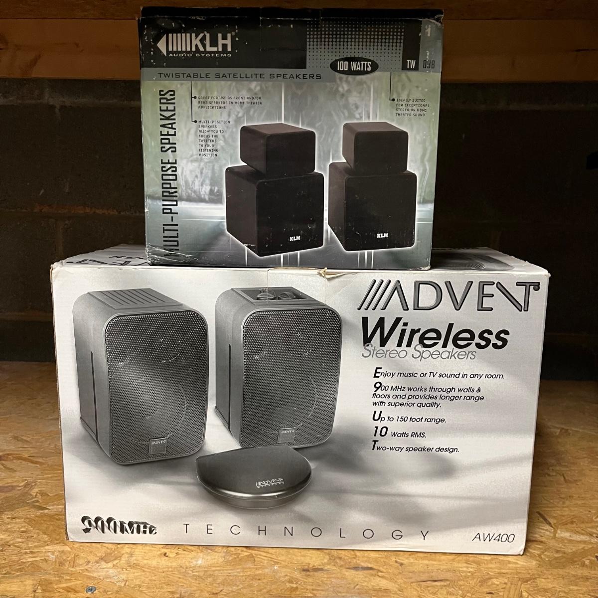 Advent Wireless Speakers & KLH Twistable Speakers (BSMG)