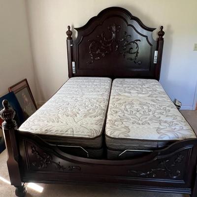 Classic Queen Wood Bed Frame. (BR2-JM)