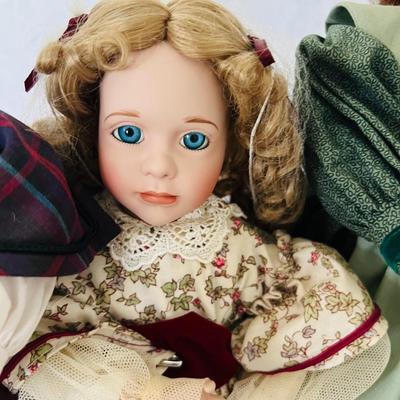 Ashton Drake â€˜Little Womenâ€™ Porcelain Dolls (BR3-JM)