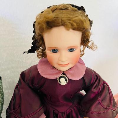 Ashton Drake â€˜Little Womenâ€™ Porcelain Dolls (BR3-JM)