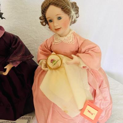 Ashton Drake â€˜Little Womenâ€™ Porcelain Dolls (BR3-JM)