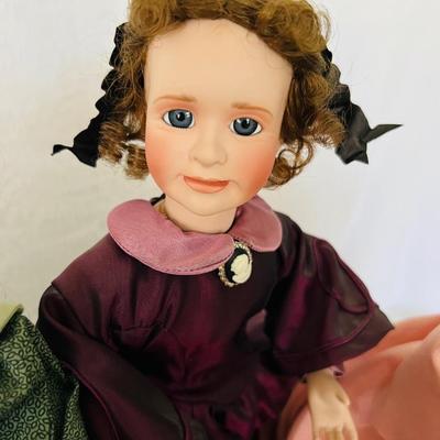 Ashton Drake â€˜Little Womenâ€™ Porcelain Dolls (BR3-JM)