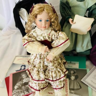Ashton Drake â€˜Little Womenâ€™ Porcelain Dolls (BR3-JM)