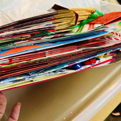 Box of gift supplies