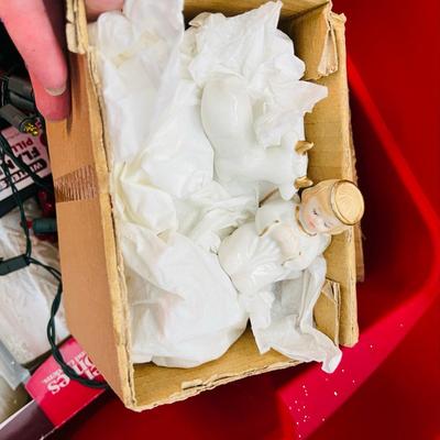 Tub of Christmas greanery