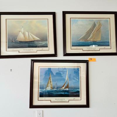 3 Large Sailing ship pictures