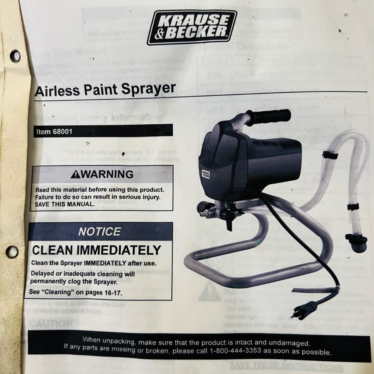 Krause & Becker Airless Paint Sprayer (GJM)