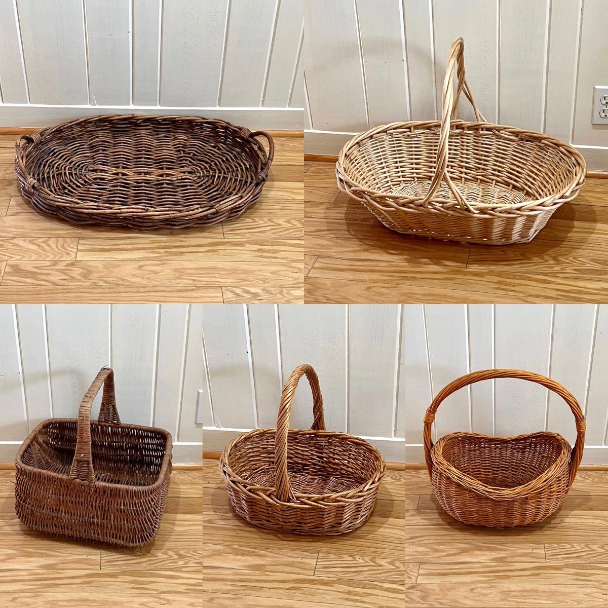 Five (5) Assorted Baskets