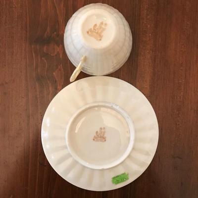 BELLEEK POTTERY Neptune, yellow