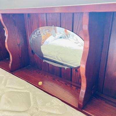 Wood King Size Bed-Frame   (BR3-JM)