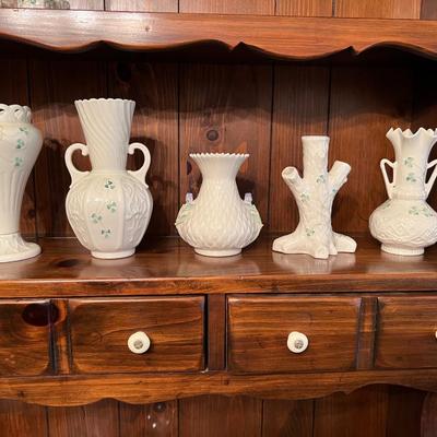 BELLEEK Vintage Set of 5 Set