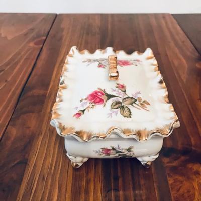 Vintage Moss Rose Tea set Japan