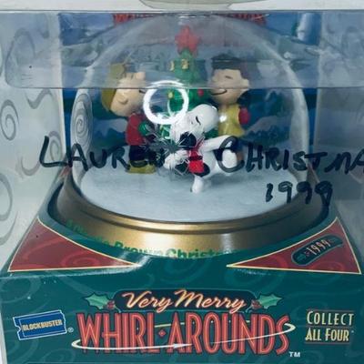Very Merry Whirl-Arounds Peanuts Charlie Brown Christmas Ornament Blockbuster