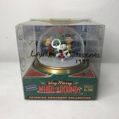 Very Merry Whirl-Arounds Peanuts Charlie Brown Christmas Ornament Blockbuster