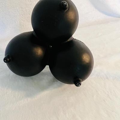 Black Iron Relish Dish and candle holder (FR-JM)