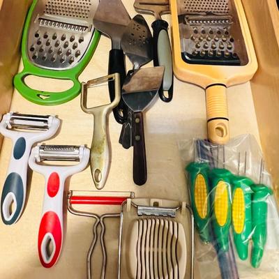 Cheese Graters. Spoons and Spatulas (DR-JM)
