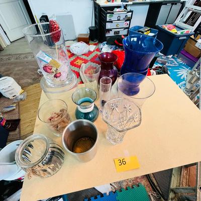Assorted vases