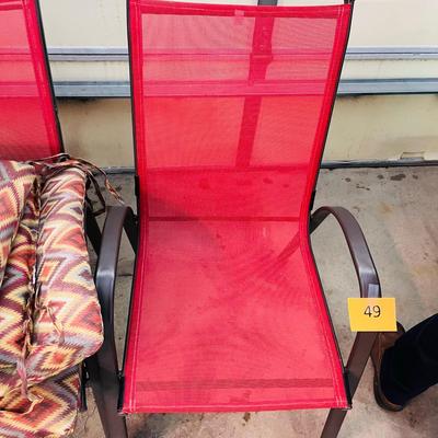 Matching patio chairs w/ pads