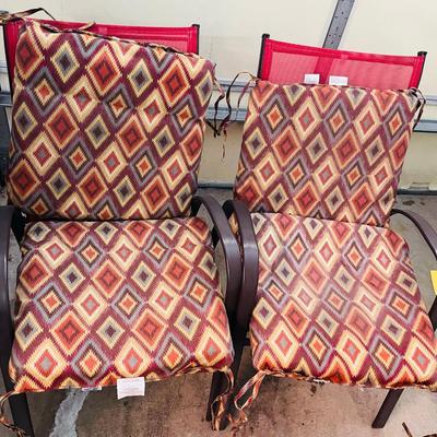 Matching patio chairs w/ pads